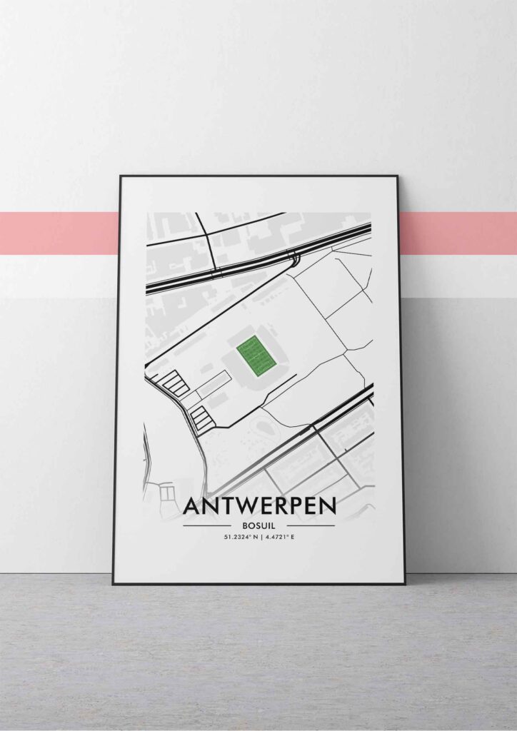 rafc antwerp bosuil voetbal | Posters A2 A3 of A4 print webshop | een product van AboveSecond